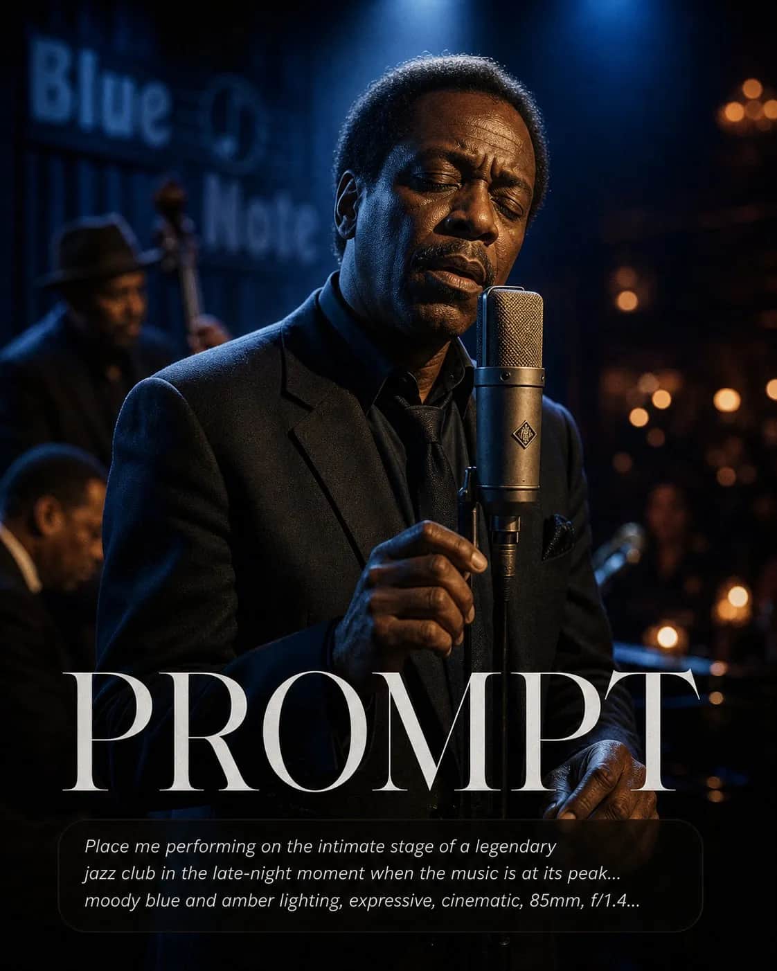 Jazz Club Stage Portrait