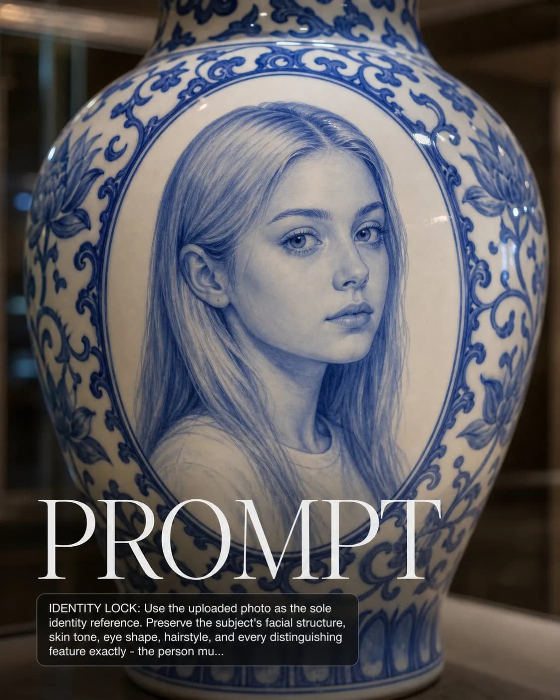 Ming Dynasty Porcelain Portrait example image