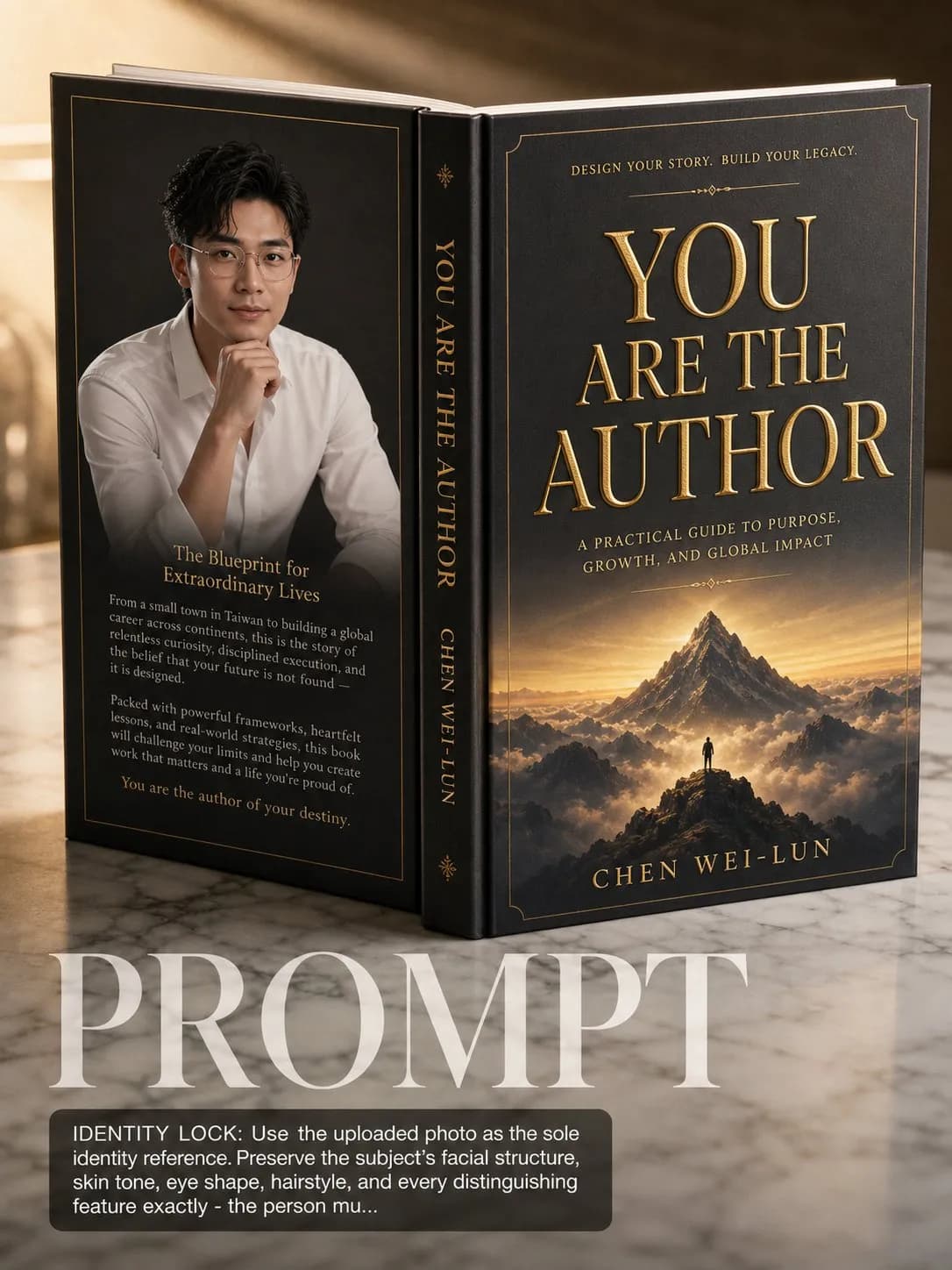 Book Cover You Are The Author example image