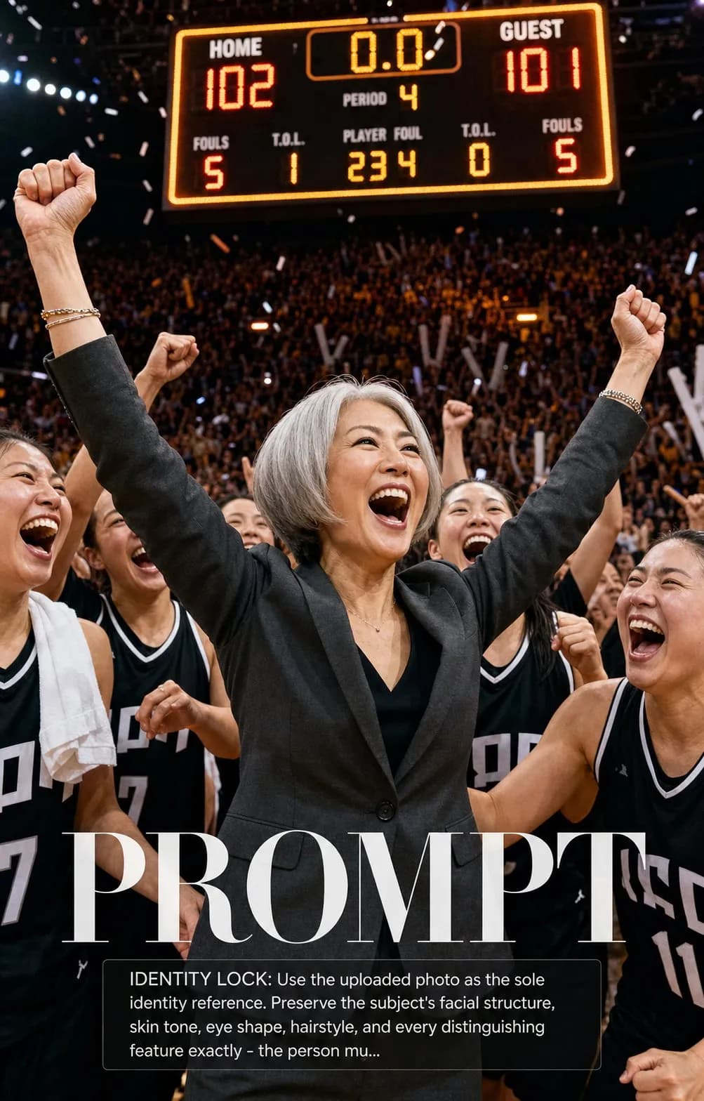 NBA Buzzer-Beater Celebration example image