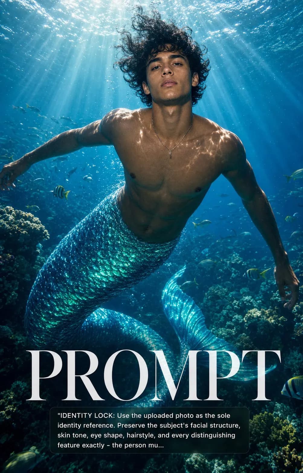Mermaid Beneath the Surface example image