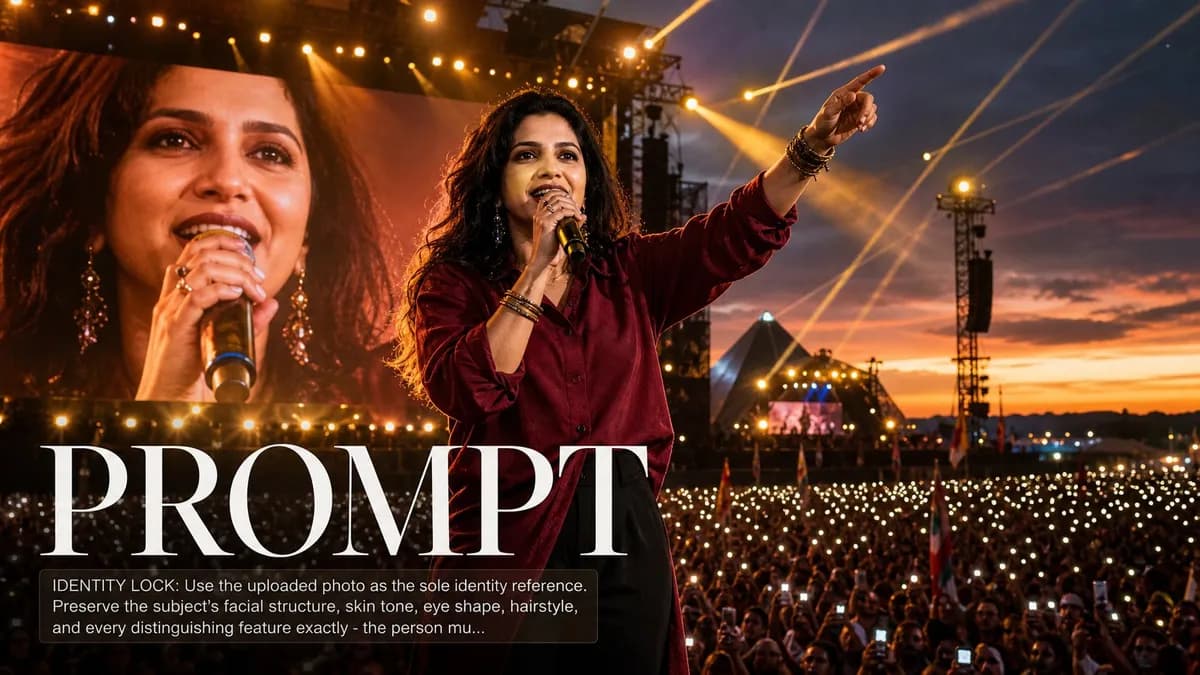 Performed at Glastonbury Stage example image