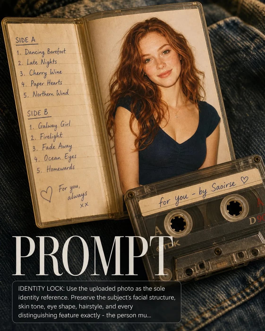 Cassette Tape Insert Portrait example image