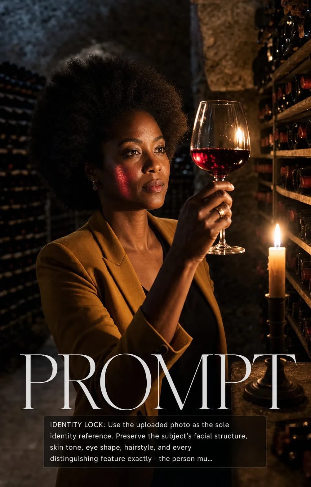 Wine Sommelier Cellar Portrait