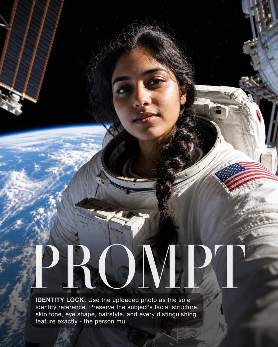 Astronaut Spacewalk Portrait