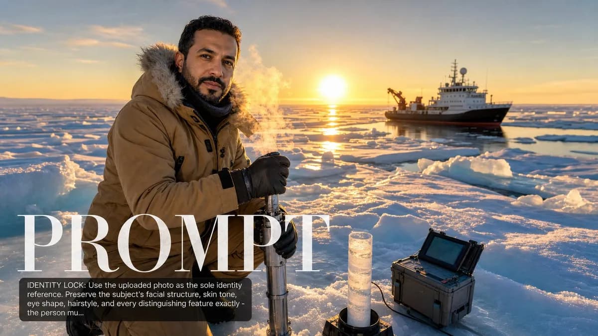 Climate Scientist in Arctic Field