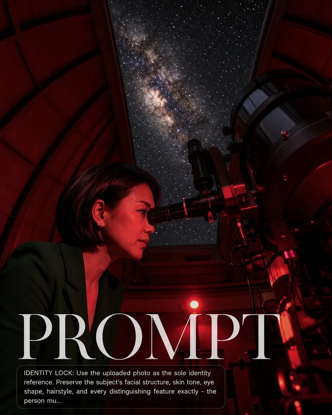 Telescope Observation Dome at Night
