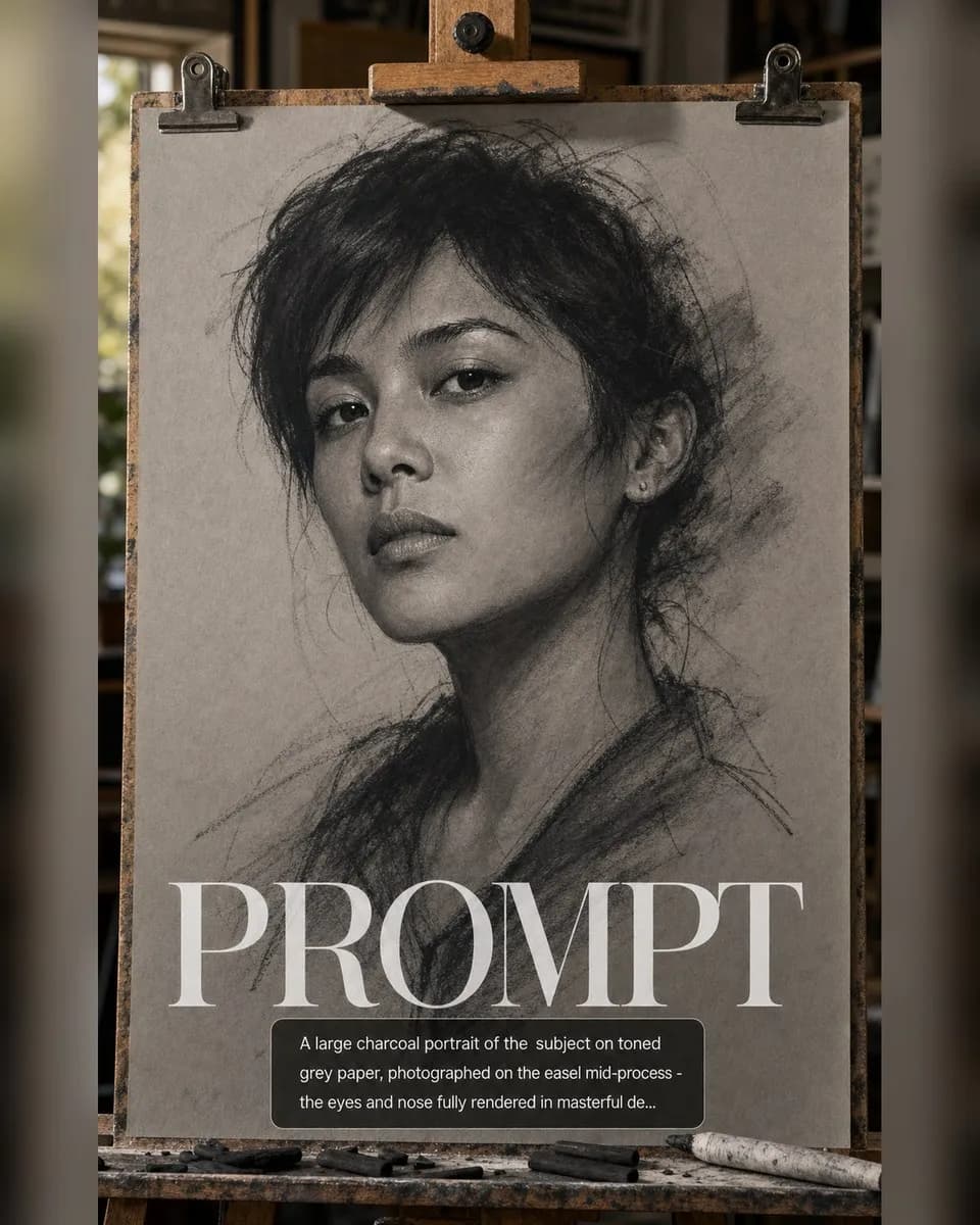 Charcoal Sketch Emerging
