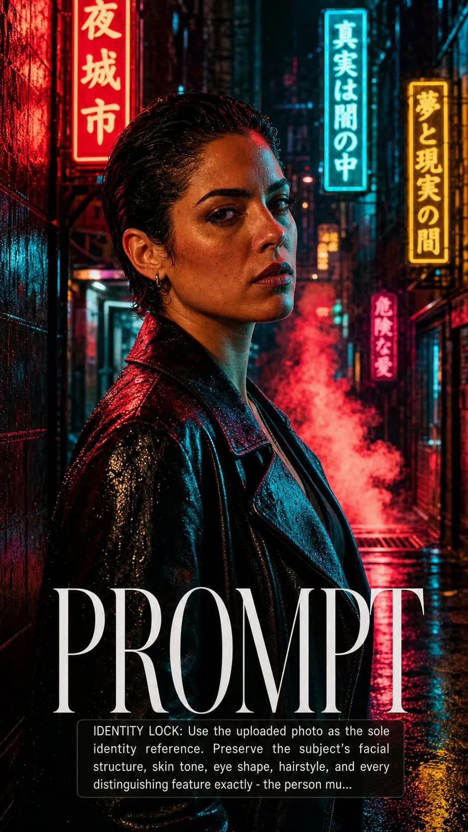 Crime Drama Neon Alley Poster