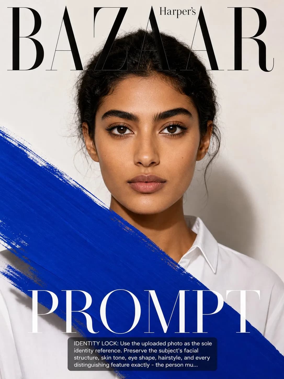Harper's Bazaar Art Portrait Cover