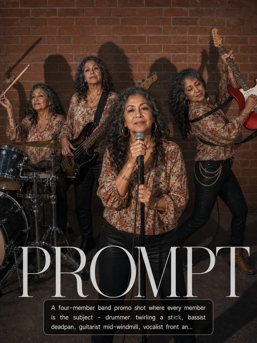 Band Poster — All Members You example created for GPT Image 2 in 3:4