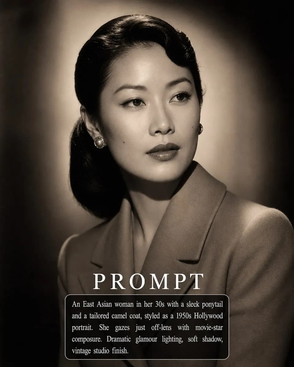 1950s Studio Glamour Key Light