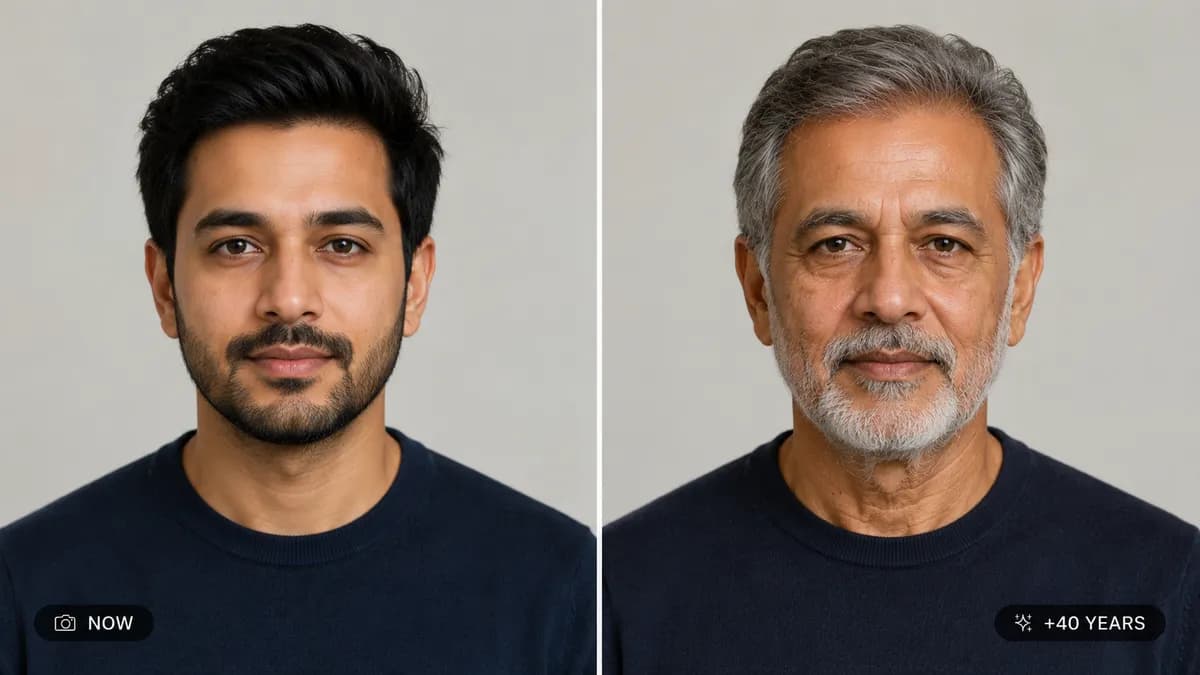 Age Yourself Older or Younger in Photo example image