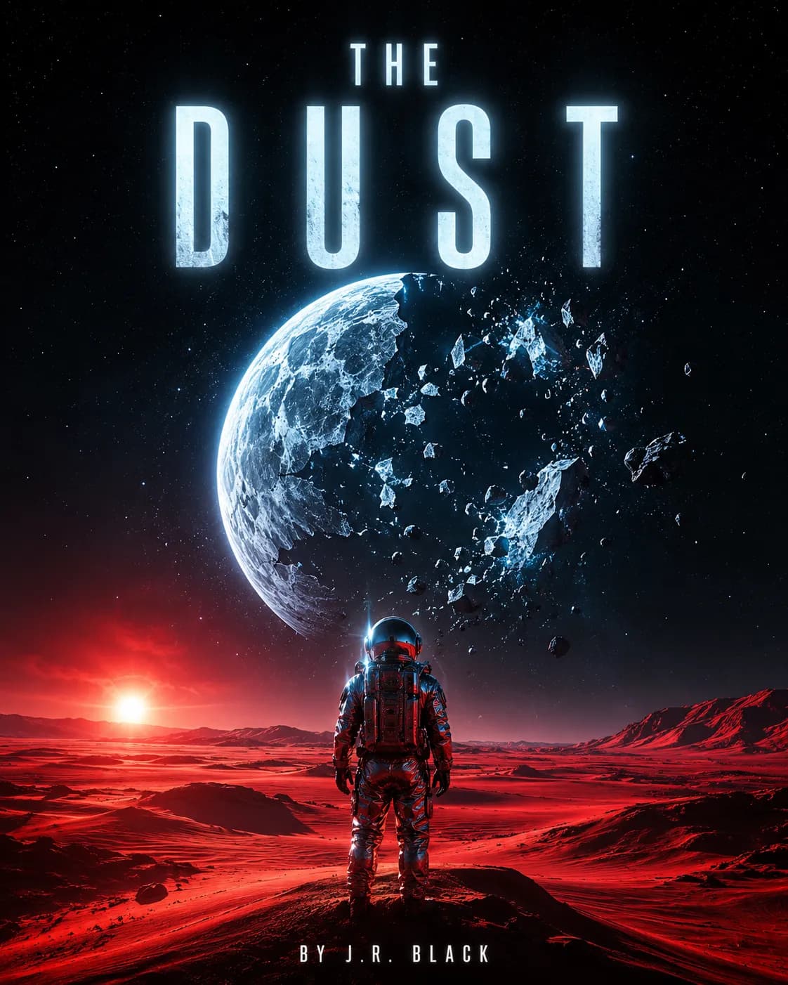 Cinematic Sci-Fi Thriller Book Cover example created for GPT Image 2 in 4:5