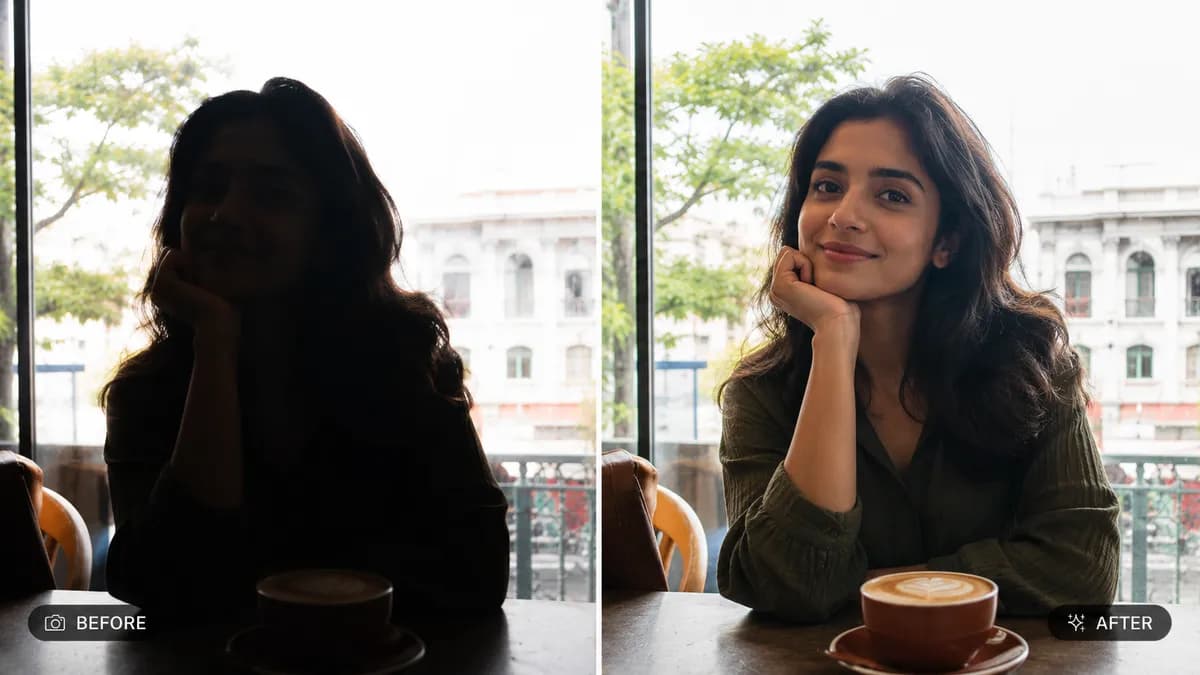 Fix Lighting and Exposure in Photo example image