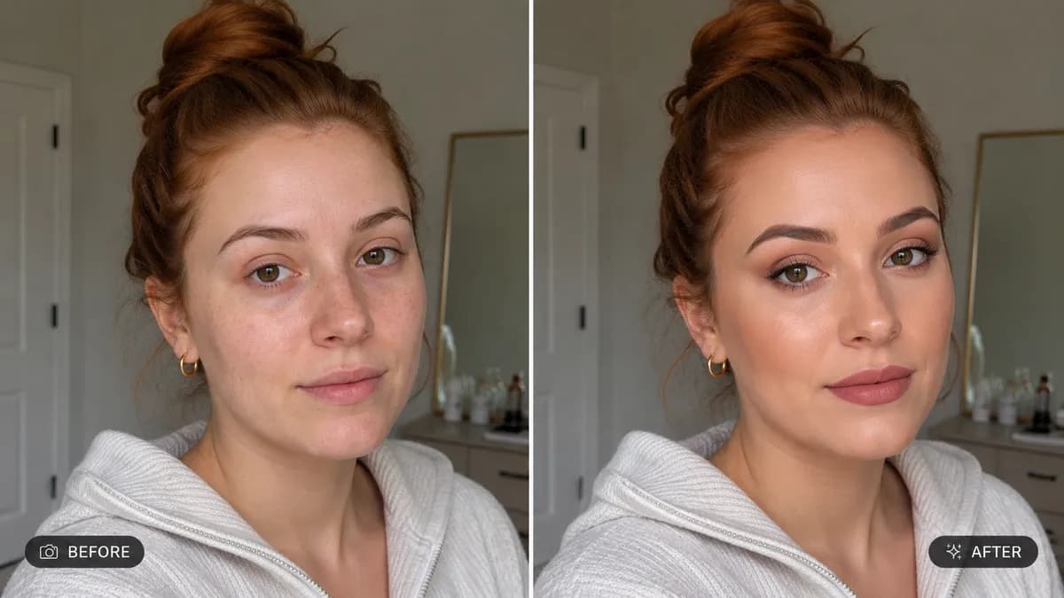 Apply Makeup or Glam Look to Photo example image