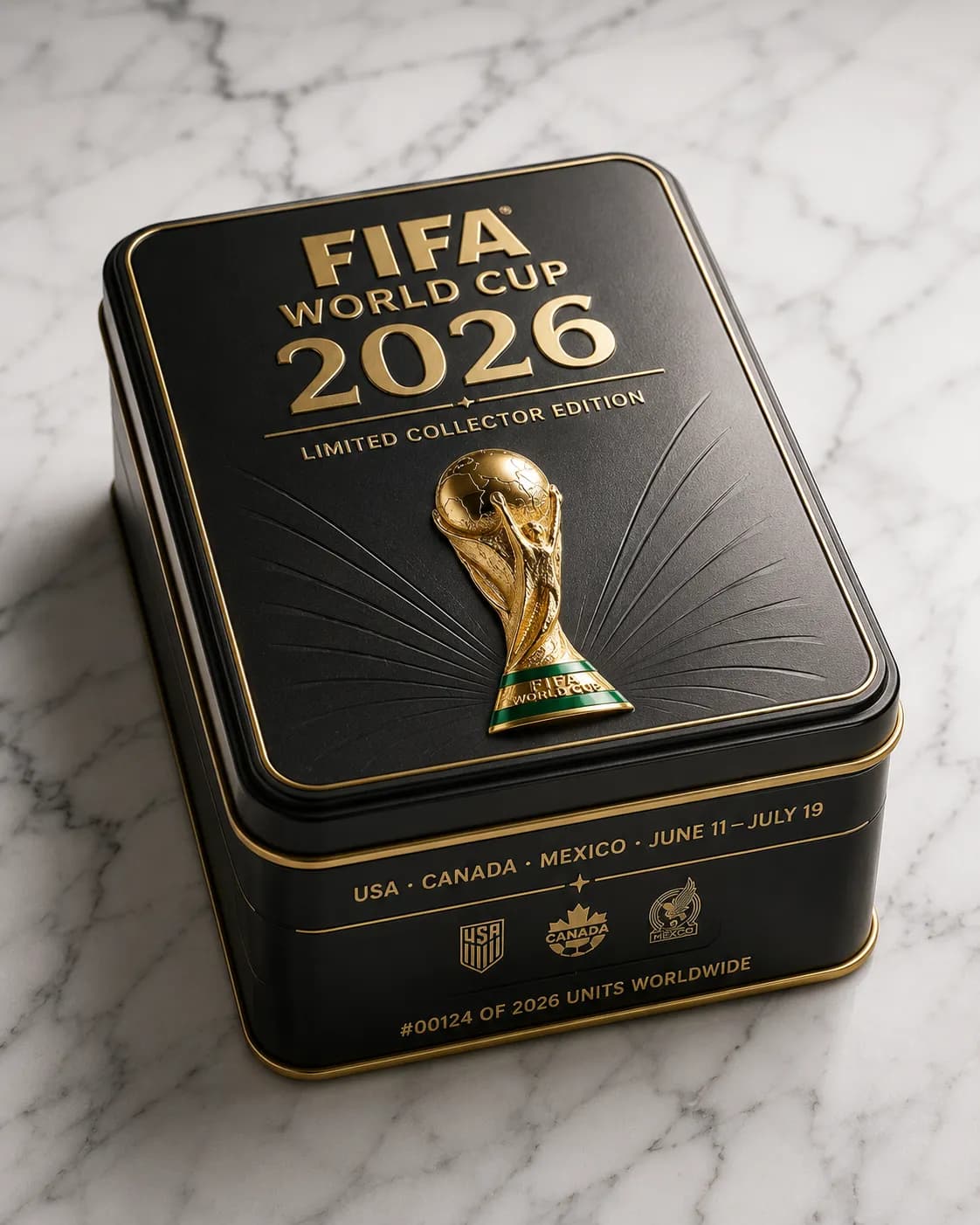 FIFA World Cup 2026 Limited Edition Collector Tin Box