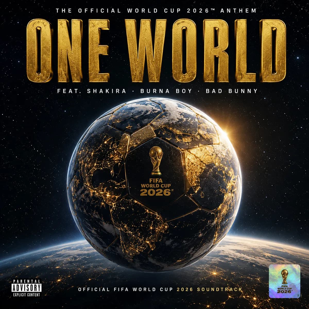 FIFA World Cup 2026 Official Anthem Album Cover Art