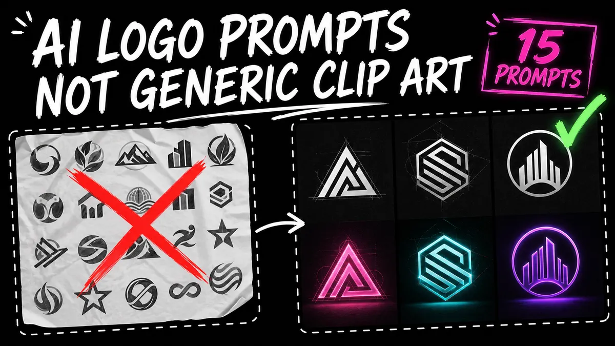 15 AI Logo Design Prompts for Stronger Brand Concepts (2026)