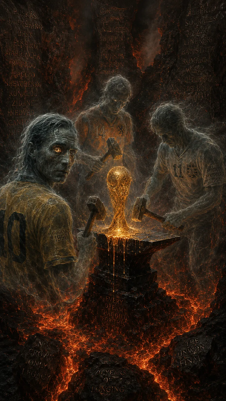 Dark Fantasy World Cup Trophy Forge of Legends