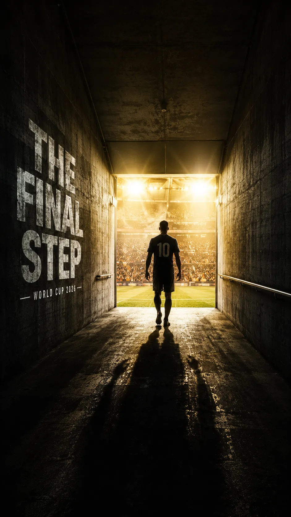 "The Final Step" Stadium Tunnel World Cup Poster